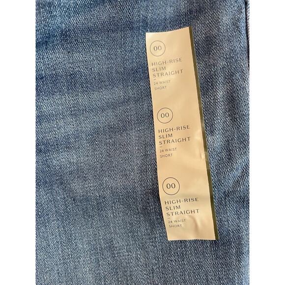 Womens Jeans Size 00 High Rise Slim Straight Fit Cropped Universal Threads🔥 - Picture 5 of 9
